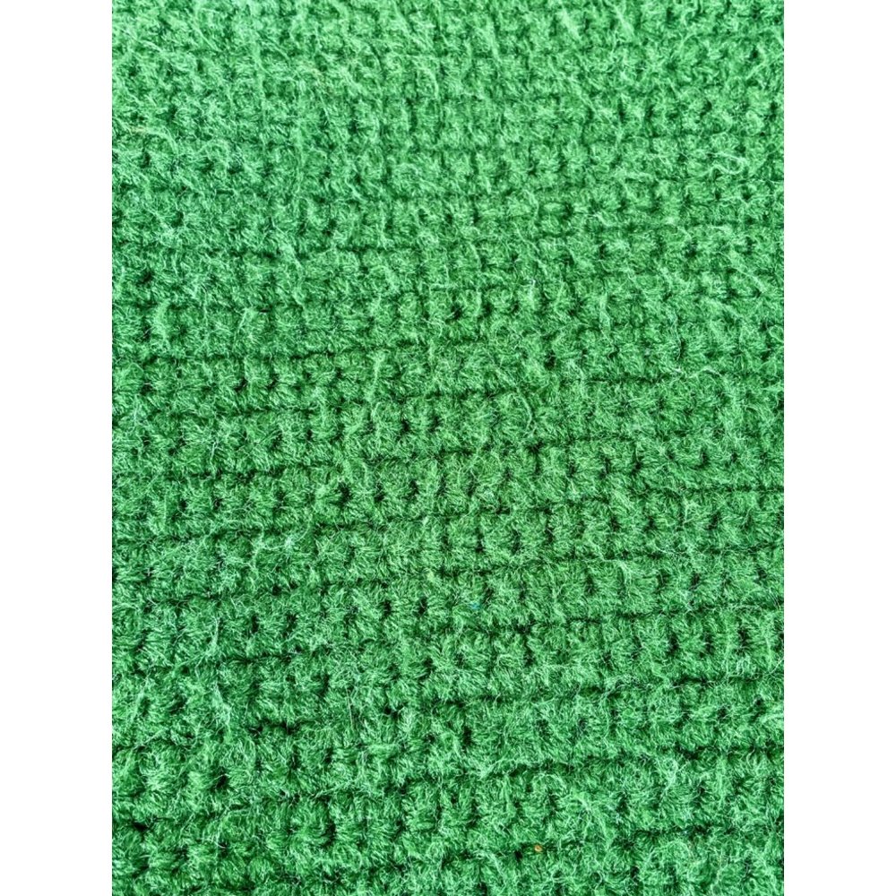Vintage 1970s Kelley green Popcorn Crochet Purse MOD Retro - Picture 5 of 8
